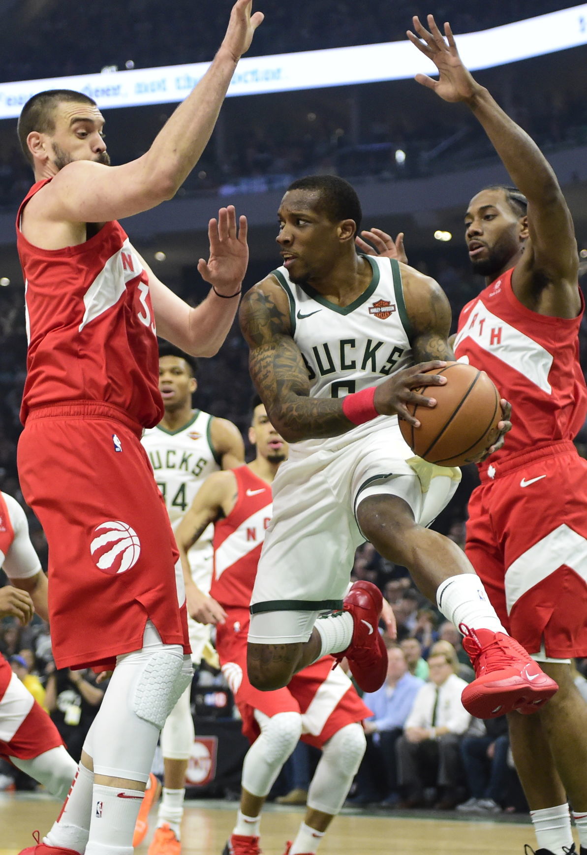 Raptors 105, Bucks 99
